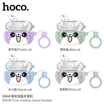 Hoco Ew48 Auriculares Estéreo Inalámbricos Con Funda De Gatito