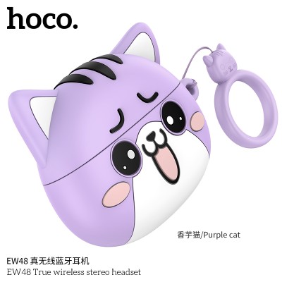 Hoco Ew48 Auriculares Estéreo Inalámbricos Con Funda De Gatito