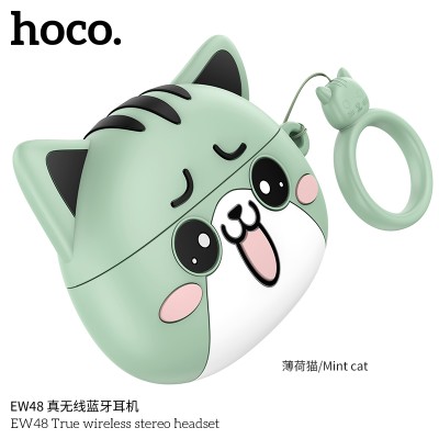 Hoco Ew48 Auriculares Estéreo Inalámbricos Con Funda De Gatito