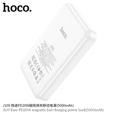 Hoco J109 Bateria Externa Com Carga Magnetica Rapido(5000Mah)