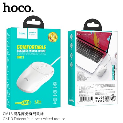 Hoco Gm13 Estima Negocio Wired Mouse