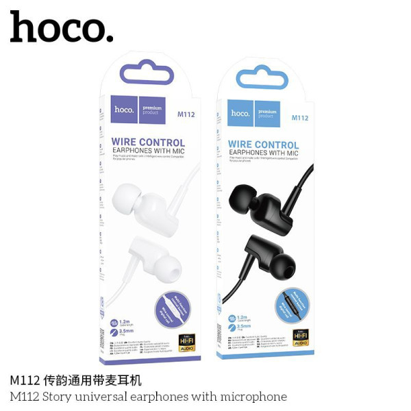 Hoco M112 Auriculares Con Cable Y Microfono-Entrada Jack