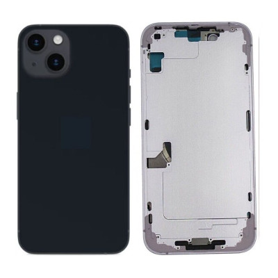 Chasis Con Tapa Trasera Para Iphone 14-Negro