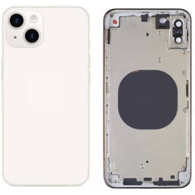 Chasis Con Tapa Trasera Para Iphone 14 Plus Blanco