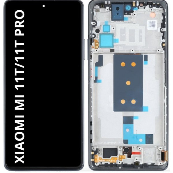 Pantalla Completa Con Marco Para Xiaomi Mi 11T/Mi 11T Pro(Negro)