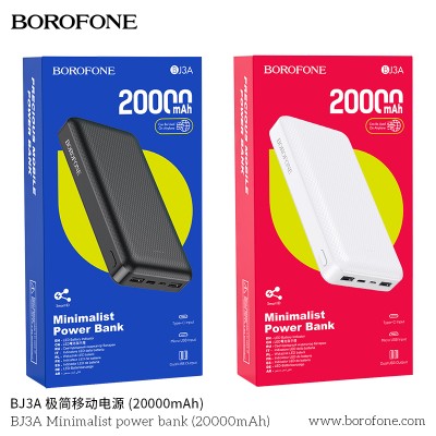 Borofone Bj3A Power Bank High Performance 20000Mah