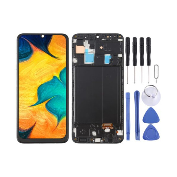 Pantalla Completa Para Samsung A30 /A305 Oled Con Marco