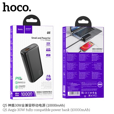 Hoco Q5 Power Bank Full Compatible 30W (10000Mah)