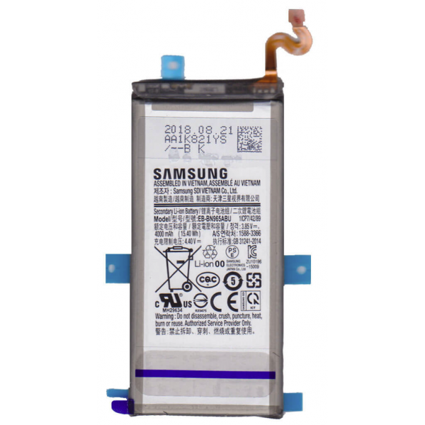 Batería Nueva ORIGINAL Con Pegatina Para Samsung Galaxy Note 9 / N960F De 4000mAh