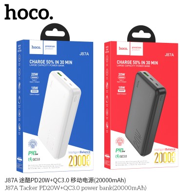 Hoco J87A Power Bank Tacker Pd20W+Qc3.0 (20000Mah)