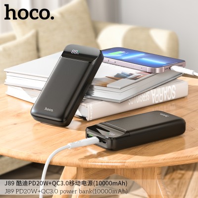 Hoco J89 Power Bank Pd20W+Qc3.0 (10000Mah)