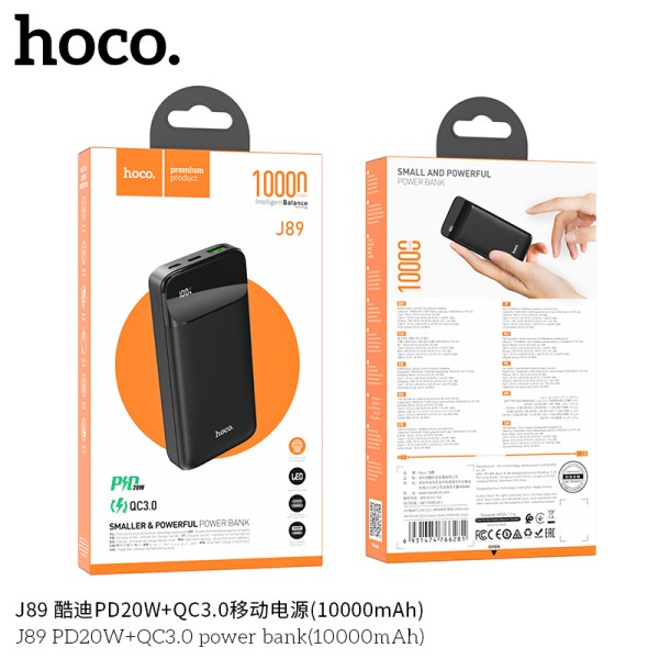 Hoco J89 Power Bank Pd20W+Qc3.0 (10000Mah)