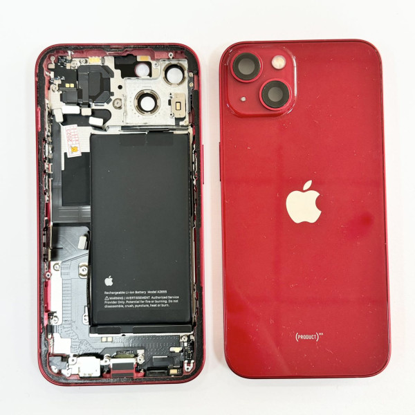 Chasis De Desmontaje Original Para Iphone 13 Rojo-Con Piezas