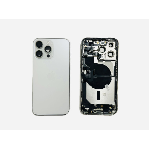 Chasis De Desmontaje Original Para Iphone 14 Pro Max blanco-Con Piezas