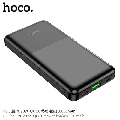 Hoco Q9 Power Bank Con Pantalla Digital Led, Admite Protocolos De Carga Rápida (10000Mah)