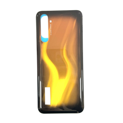 Tapa Trasera Para Oppo Realme 6 Pro Negro Naranja