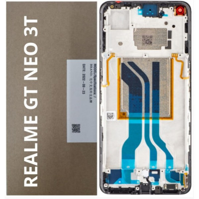 Pantalla Completa Original Servicepack Para Oppo realme gt neo 3t Con Marco