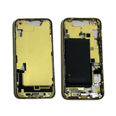 Chasis De Desmontaje Original Para Iphone 14 Amarillo-Con Piezas