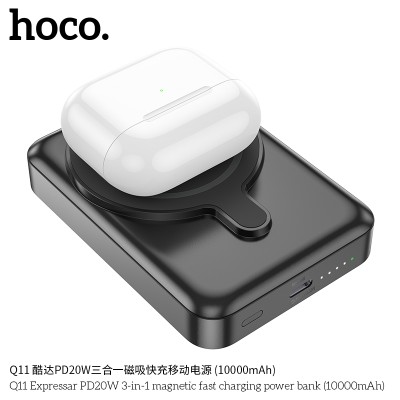 Hoco Q11 Power Bank Q11 Expressar 3 En 1 Pd20W 10000Mah