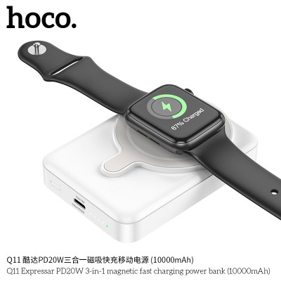 Hoco Q11 Power Bank Q11 Expressar 3 En 1 Pd20W 10000Mah