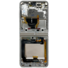 Pantalla Completa ⚫Original⚫ Servicepack Para Samsung Galaxy Z Flip 3 5G/F711B Con Marco Plata