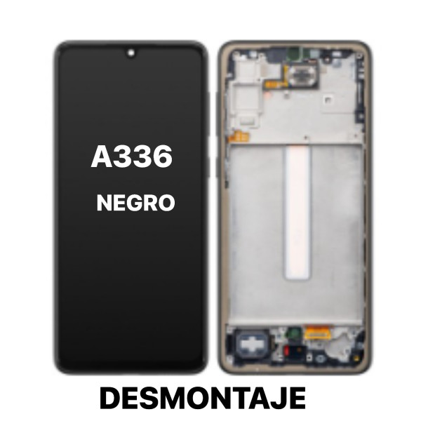 Pantalla Completa Original Desmontaje Para Samsung A33 5G / A336 Con Marco Negro