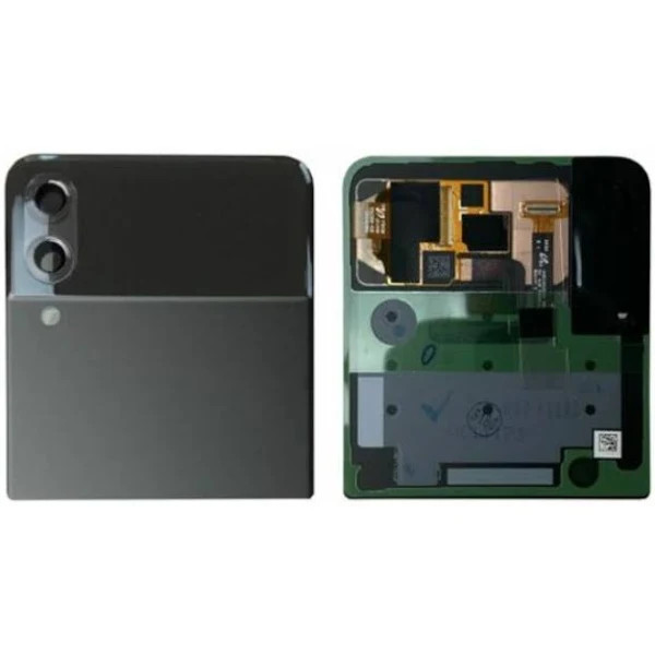 Tapa Trasera Con Pantalla Para Samsung Z Flip 3 / F711 parte superior(arriba) Negro