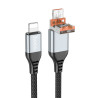 Hoco U128 Cable Carga/Datos PD27W 2in1 (USB/C-L)