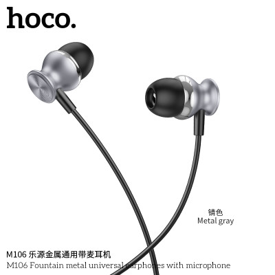 Hoco M106 Auriculares Con Cable Y Microfono-Entrada Jack