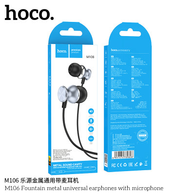 Hoco M106 Auriculares Con Cable Y Microfono-Entrada Jack