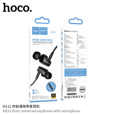 Hoco M112 Auriculares Con Cable Y Microfono-Entrada Jack