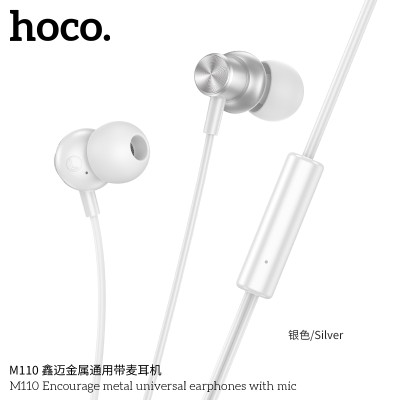 Hoco M110 Auriculares Con Cable Y Microfono-Entrada Jack