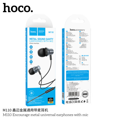 Hoco M110 Auriculares Con Cable Y Microfono-Entrada Jack