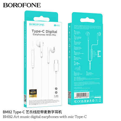 Borofone Bm82 Auriculares Con Microfono Tipo C