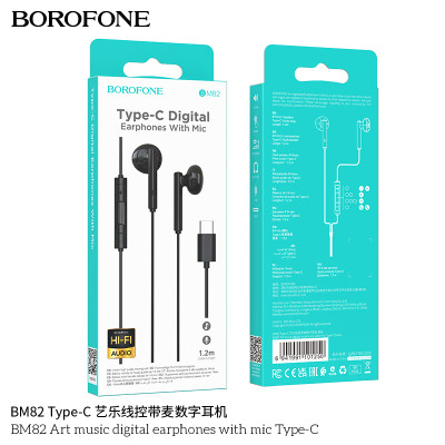 Borofone Bm82 Auriculares Con Microfono Tipo C