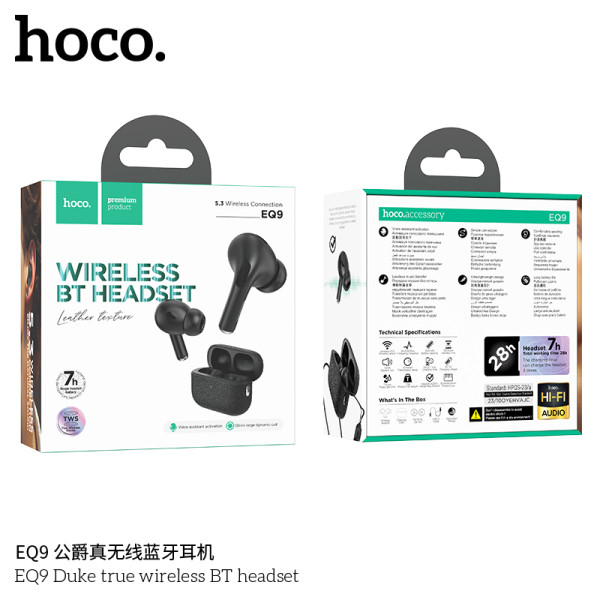 HOCO EQ9 Auriculares Deportivos Inalámbricos Con Bluetooth 5.3