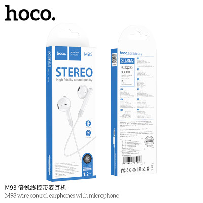 Hoco M93 Auriculares De Control Por Cable Con Micrófono