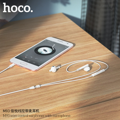 Hoco M93 Auriculares De Control Por Cable Con Micrófono