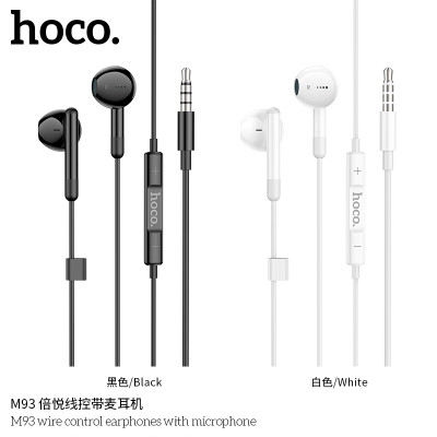 Hoco M93 Auriculares De Control Por Cable Con Micrófono