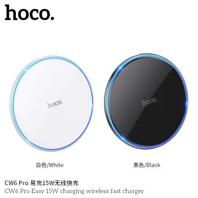 Hoco Cw6 Pro Easy 15W Carging Wireless Fast Charger