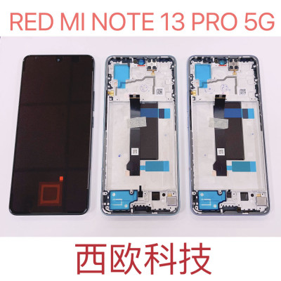 Pantalla Completa Para Redmi Note 13 Pro 5G / POCO X6 5G Con Marco Negro