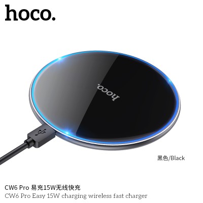 Hoco Cw6 Pro Easy 15W Carging Wireless Fast Charger