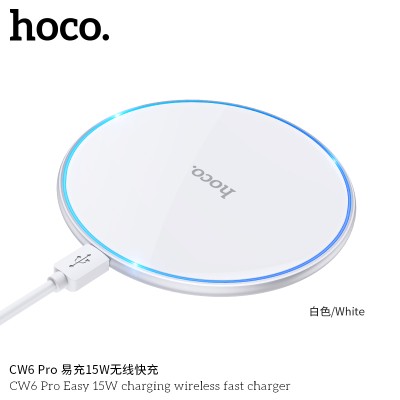 Hoco Cw6 Pro Easy 15W Carging Wireless Fast Charger