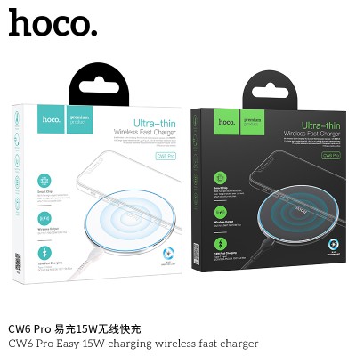 Hoco Cw6 Pro Easy 15W Carging Wireless Fast Charger