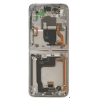 Pantalla Completa ⚫Original⚫ Servicepack Para Samsung Galaxy Z Flip 4 / F721 Con Marco Plata