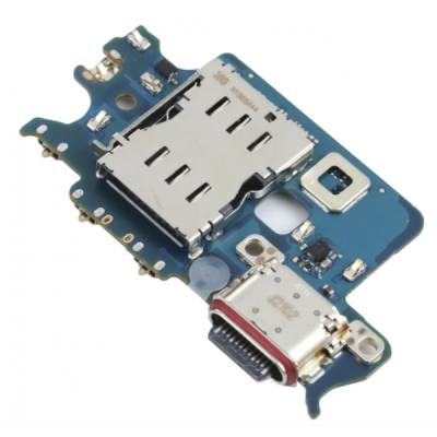 Placa De Carga Tipo C Y Lector Sim Para Samsung Galaxy S22 / S901