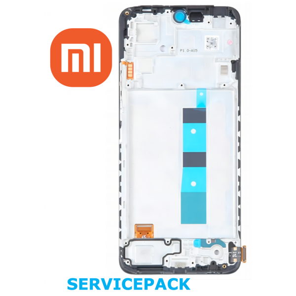 Pantalla Completa Original Servicepack Para Redmi Note 12 4G Con Marco Negro