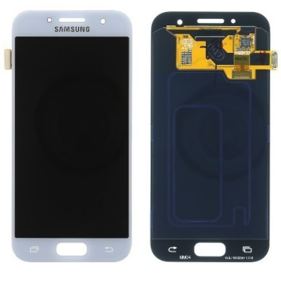 Pantalla Completa Original Servicepack Para Samsung A3 2017 Azul Claro A320