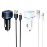 Borofone BZ14 Cargador Coche Doble (USB-M)
