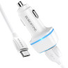 Borofone BZ14 Cargador Coche Doble (USB-M)